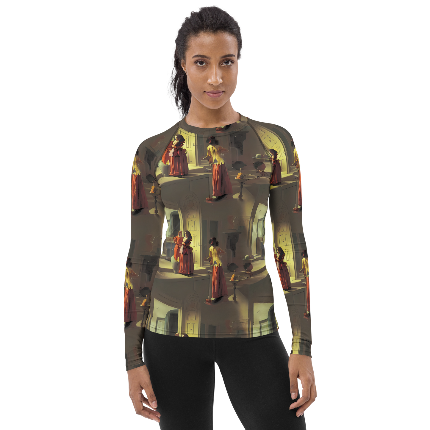 Women's Rash Guard - Surreal Shadows