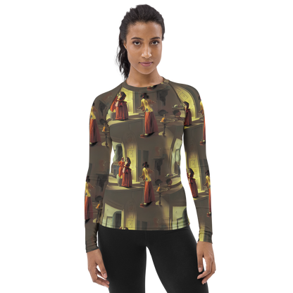 Women's Rash Guard - Surreal Shadows