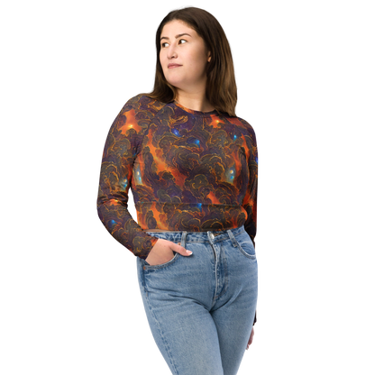 Long Sleeve Crop Top - Pozzo Vortex