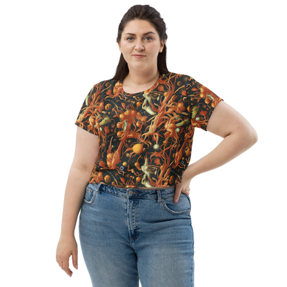 Women's Crop Tee - Bosschaert's Nebula