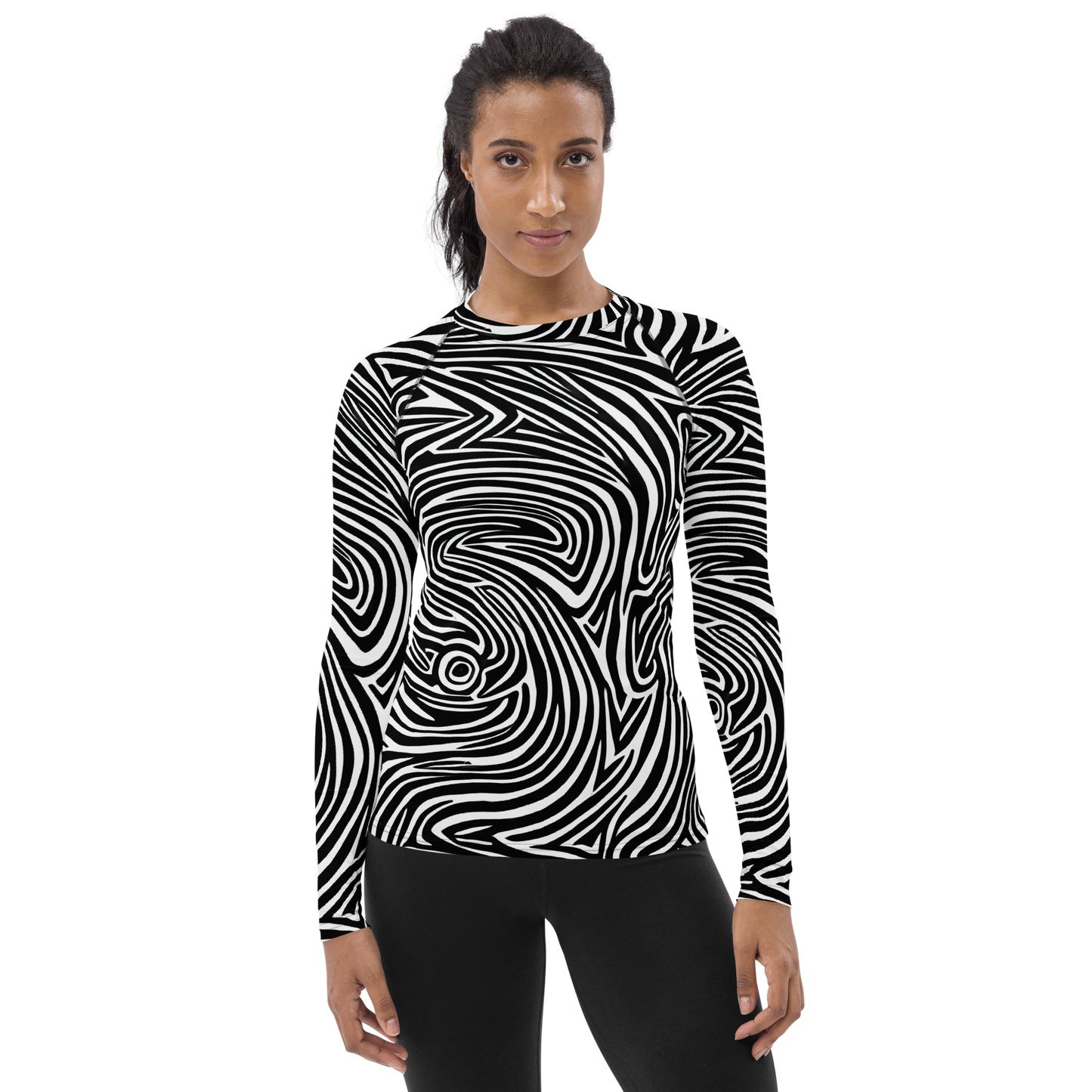 Women's Rash Guard - Vortex Veins