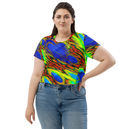 Women's Crop Tee - Hodgkin's Blaze