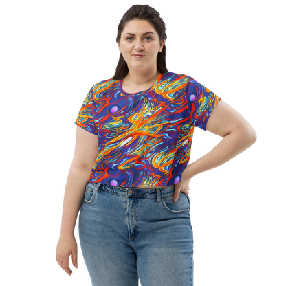 Women's Crop Tee - Galactic Ember