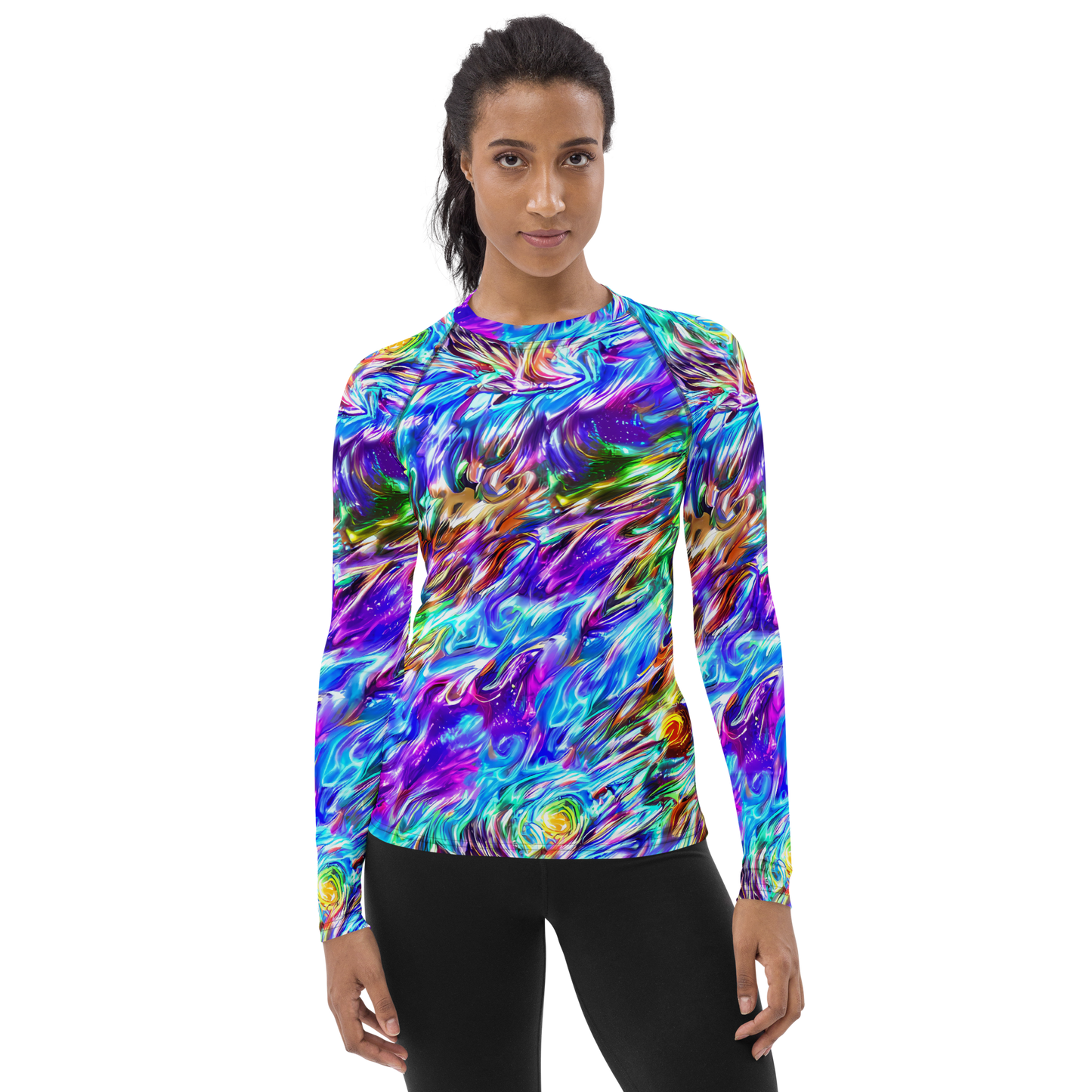 Women's Rash Guard - Faini Whirlwind