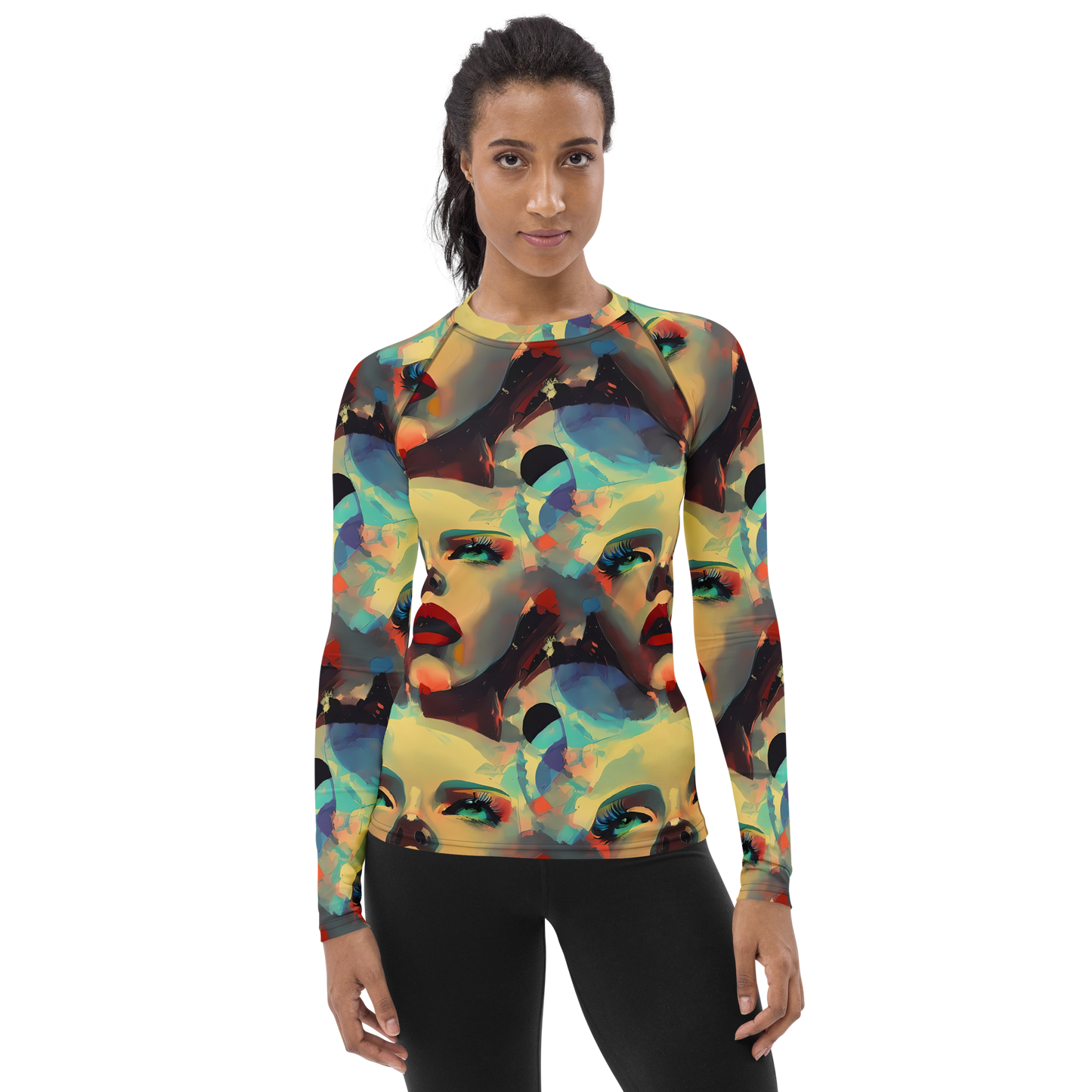 Women's Rash Guard - Astral Reflections