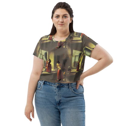 Women's Crop Tee - Surreal Shadows