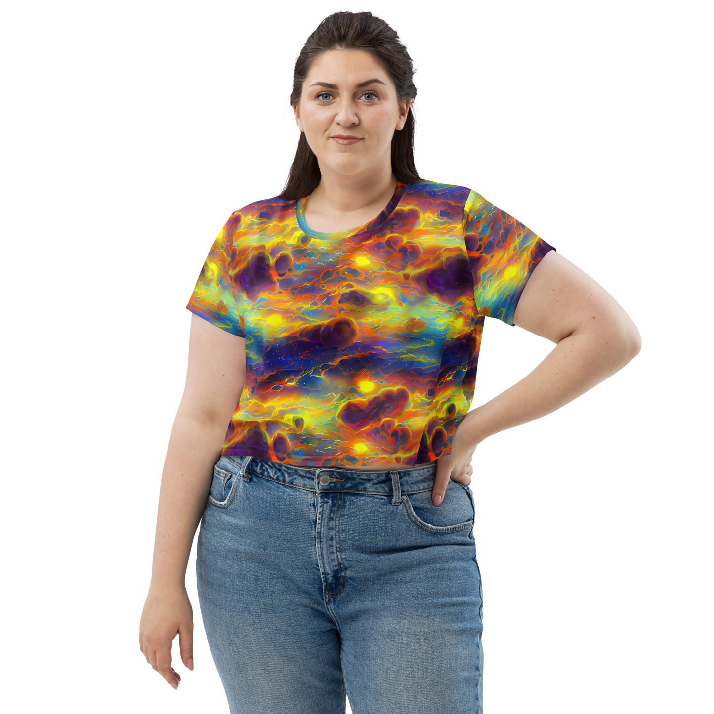 Women's Crop Tee - Averin's Nebula