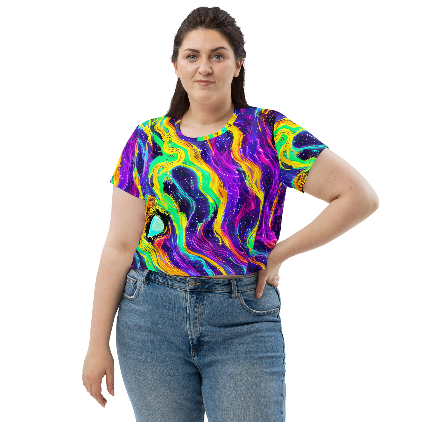 Women's Crop Tee - Jackson Swirl