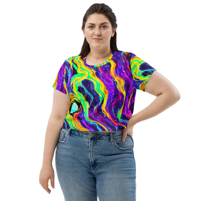 Women's Crop Tee - Jackson Swirl