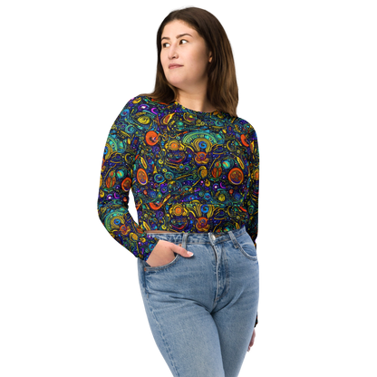 Long Sleeve Crop Top - Vasnetsov Vortex