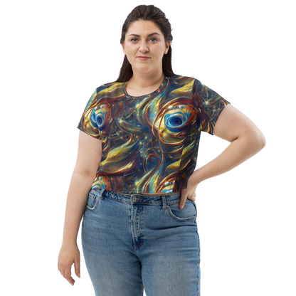 Women's Crop Tee - Celestial Vortex