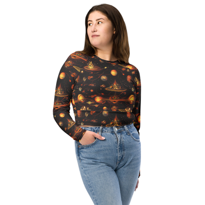 Long Sleeve Crop Top - Murillo Vortex