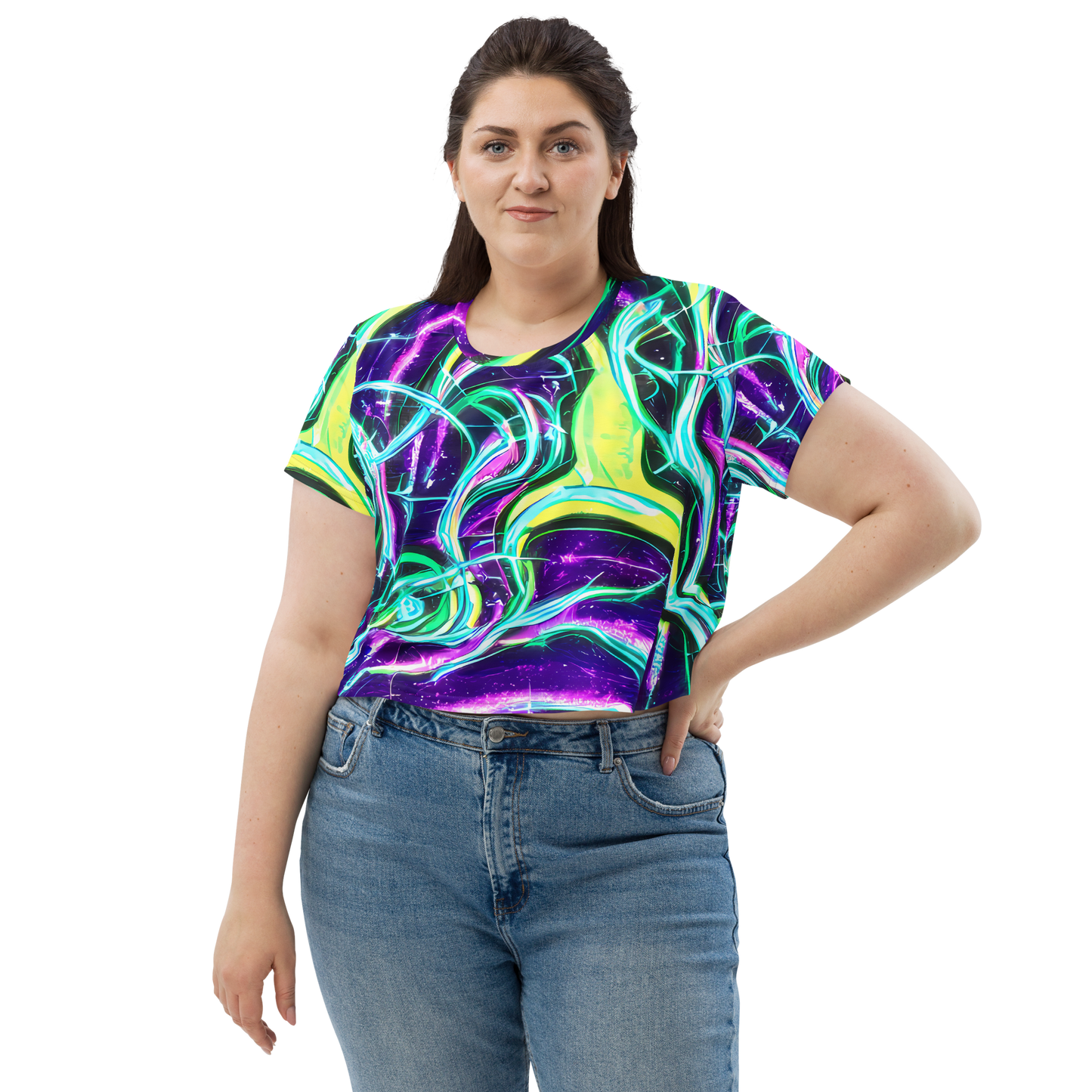 Women's Crop Tee - Quesnel's Vortex