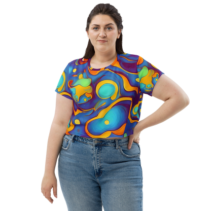 Women's Crop Tee - Pelton Swirl