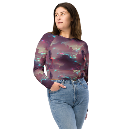 Long Sleeve Crop Top - Astral Illusions