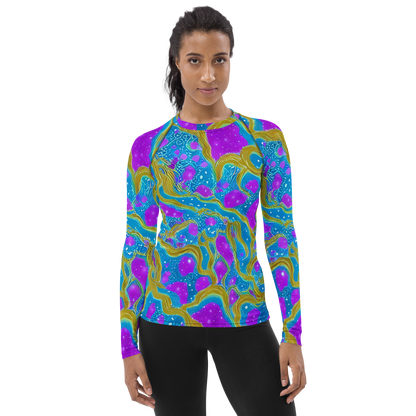 Women's Rash Guard - Mystic Waves