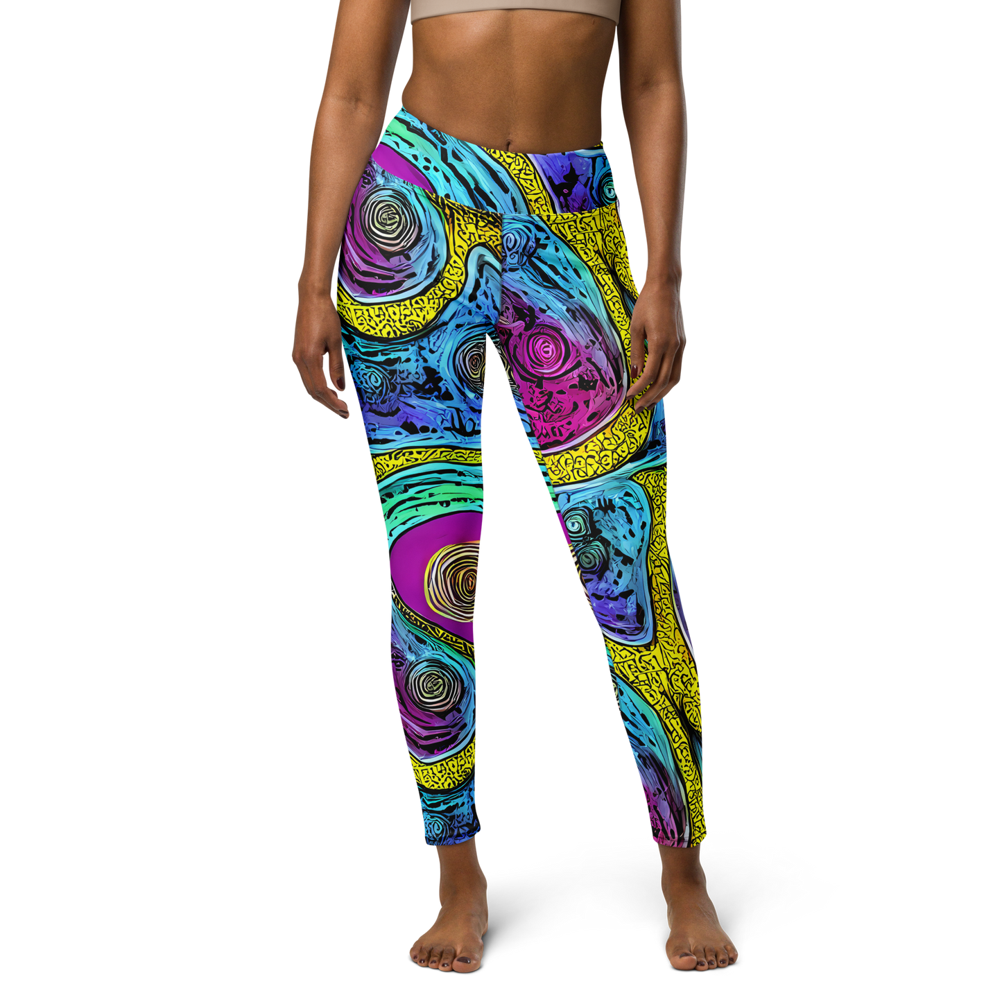 Yoga Leggings - Orbiting Orbs