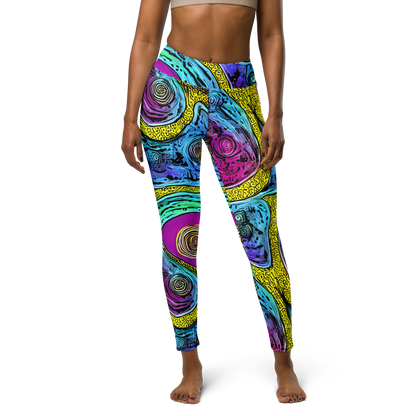 Yoga Leggings - Orbiting Orbs