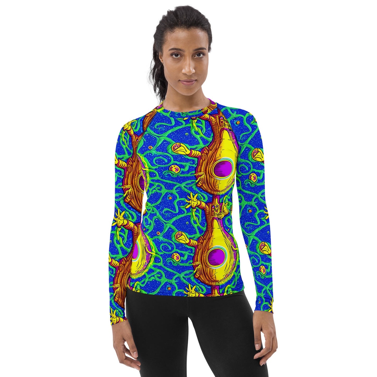 Women's Rash Guard - Sprawling Spectacle