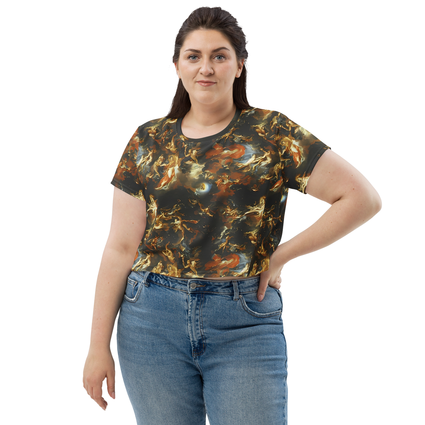 Women's Crop Tee - Van Dyck Vortex