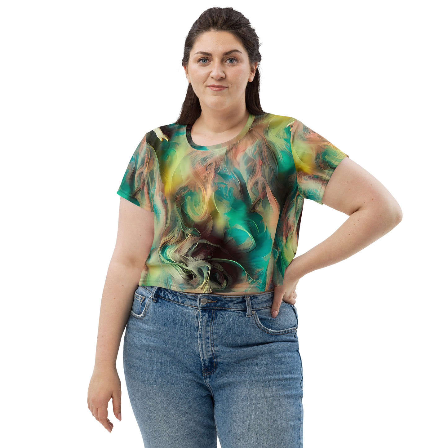 Women's Crop Tee - Enchanted Fusion