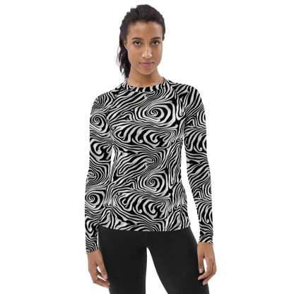 Women's Rash Guard - Warped Cosmos