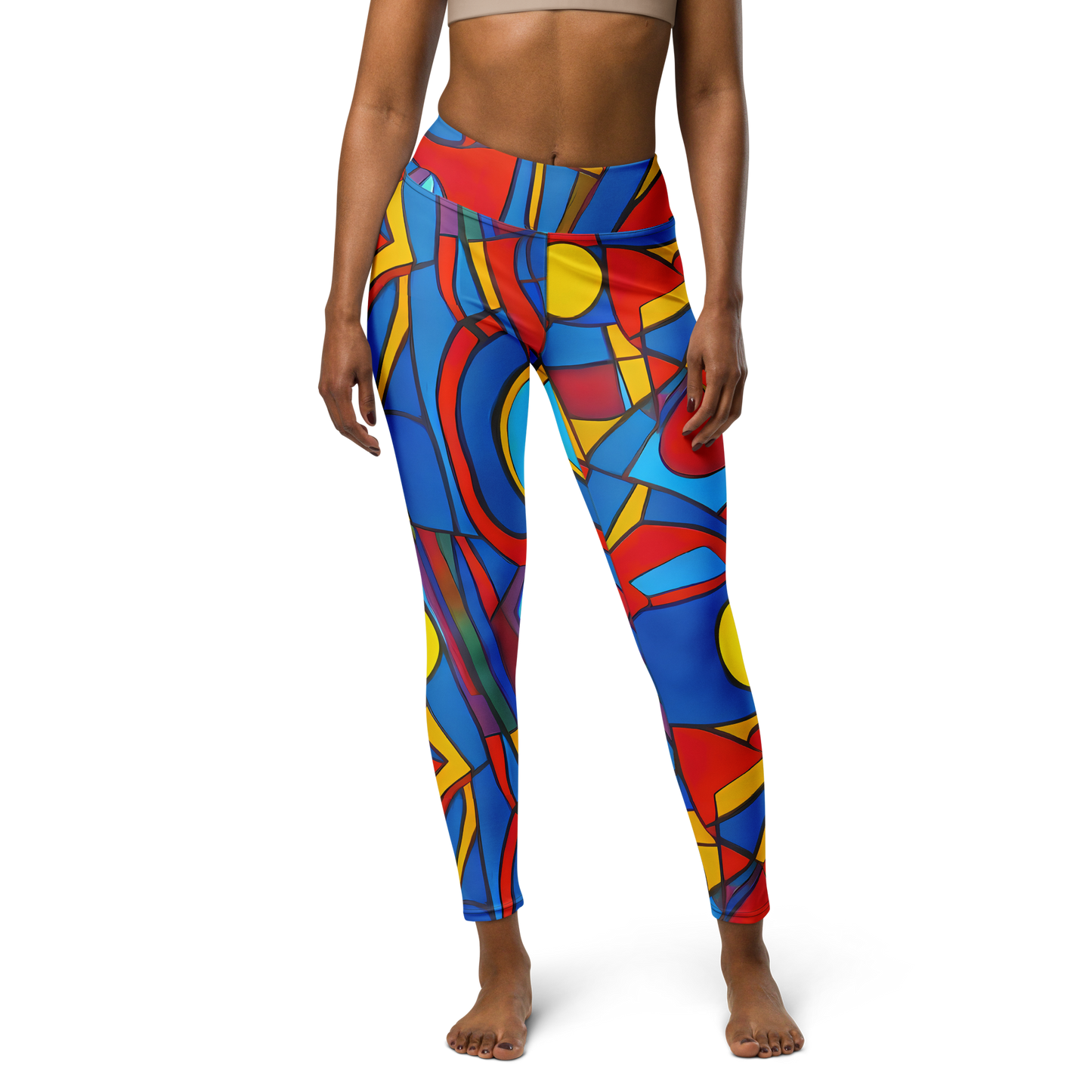 Yoga Leggings - Mondrian Maze