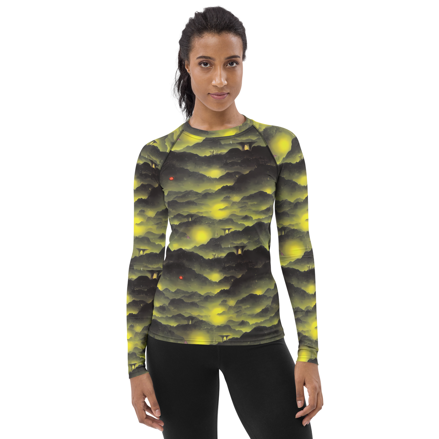 Women's Rash Guard - Spectral Isle