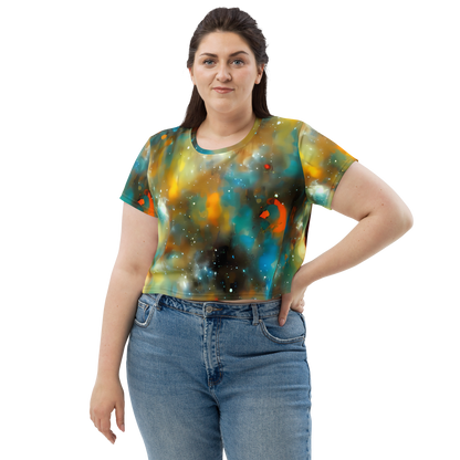 Women's Crop Tee - Abstract Tapestries