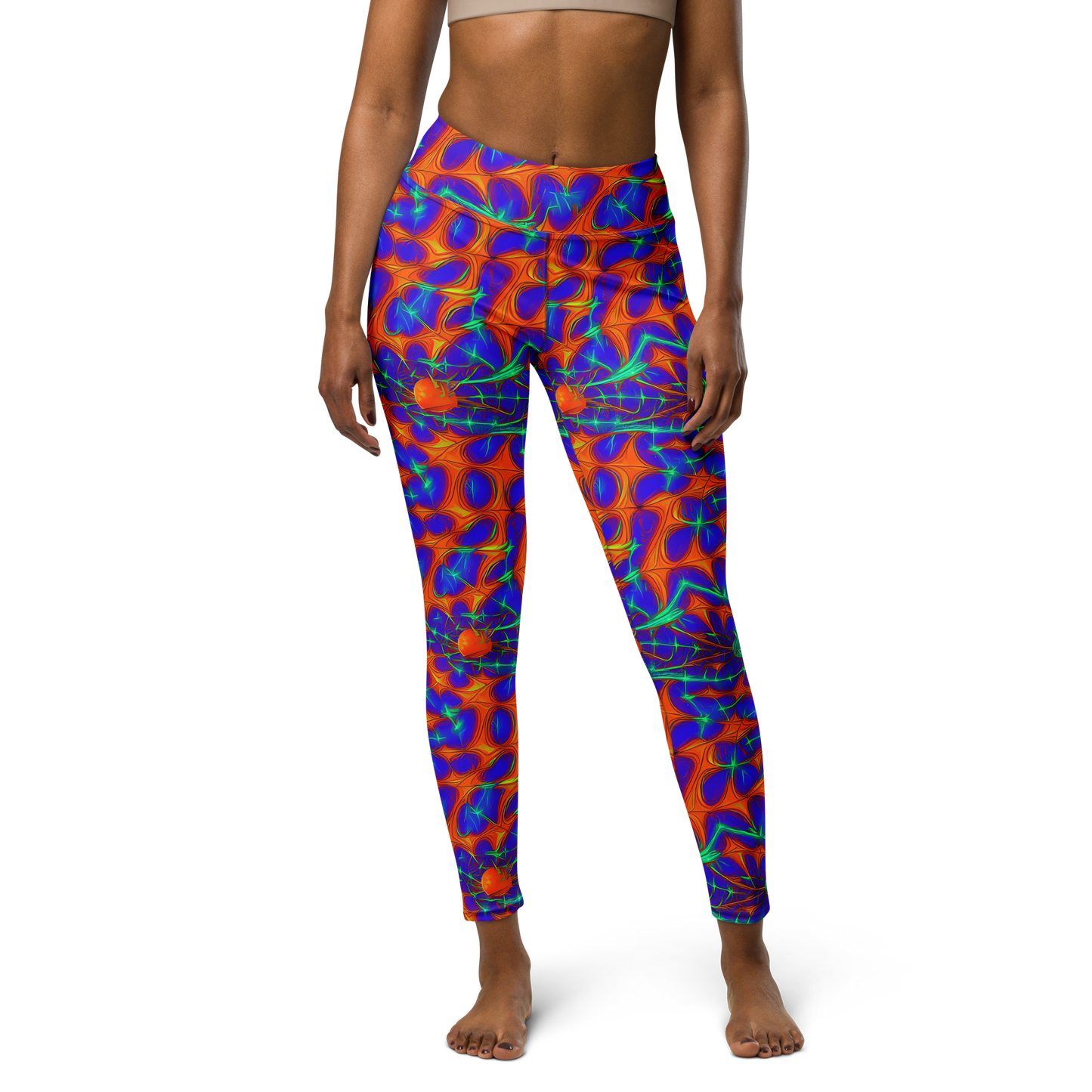 Yoga Leggings - Nebula Tides