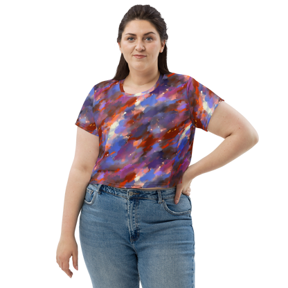 Women's Crop Tee - Celestial Brushstroke