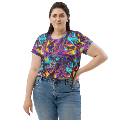 Women's Crop Tee - Hutty Nebula