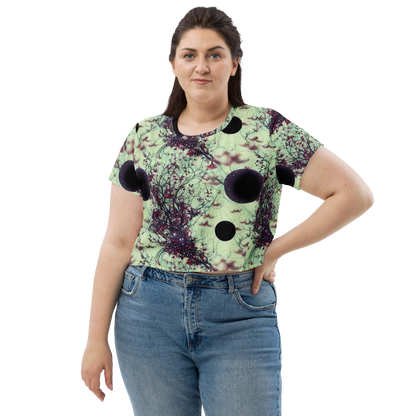 Women's Crop Tee - Celestial Bloom