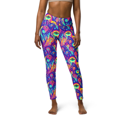 Yoga Leggings - Mystic Petal Dance