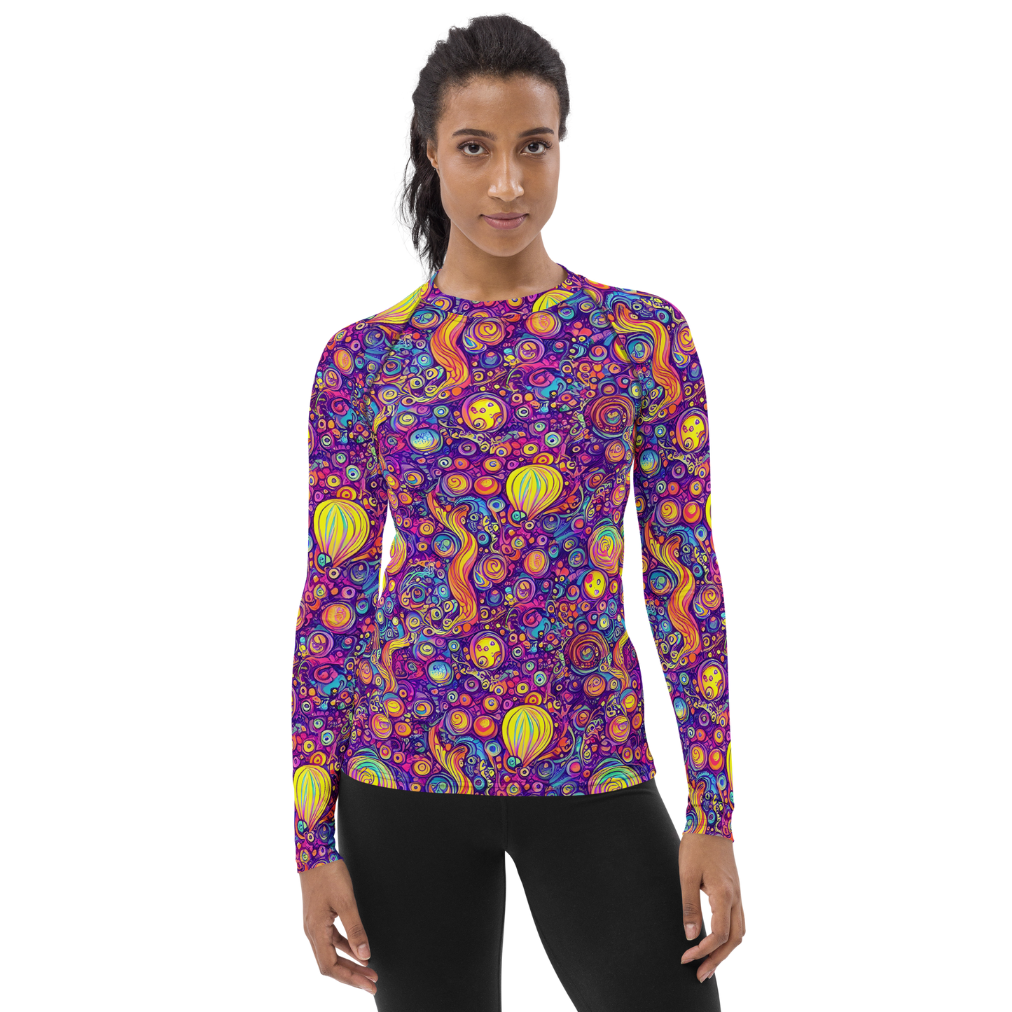 Women's Rash Guard - Festival of Whimsy