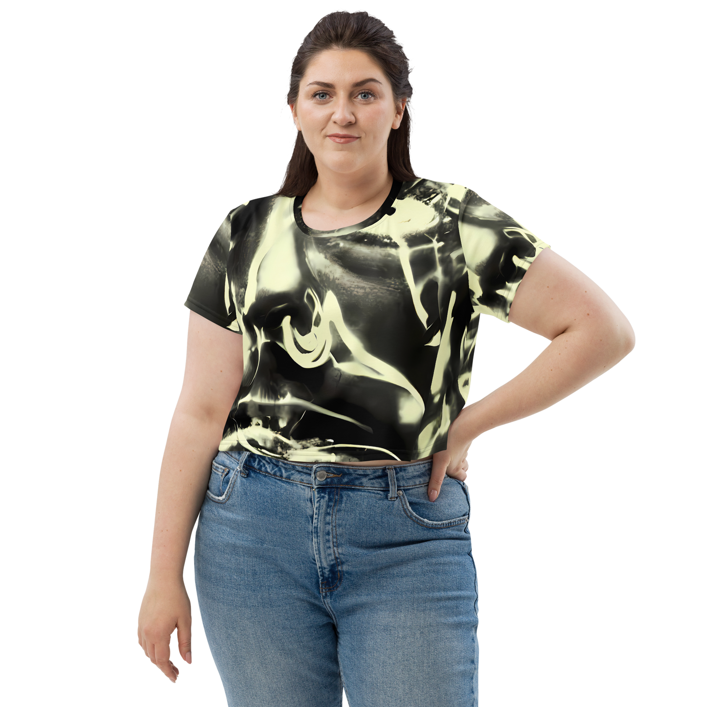 Women's Crop Tee - Visionary Flux