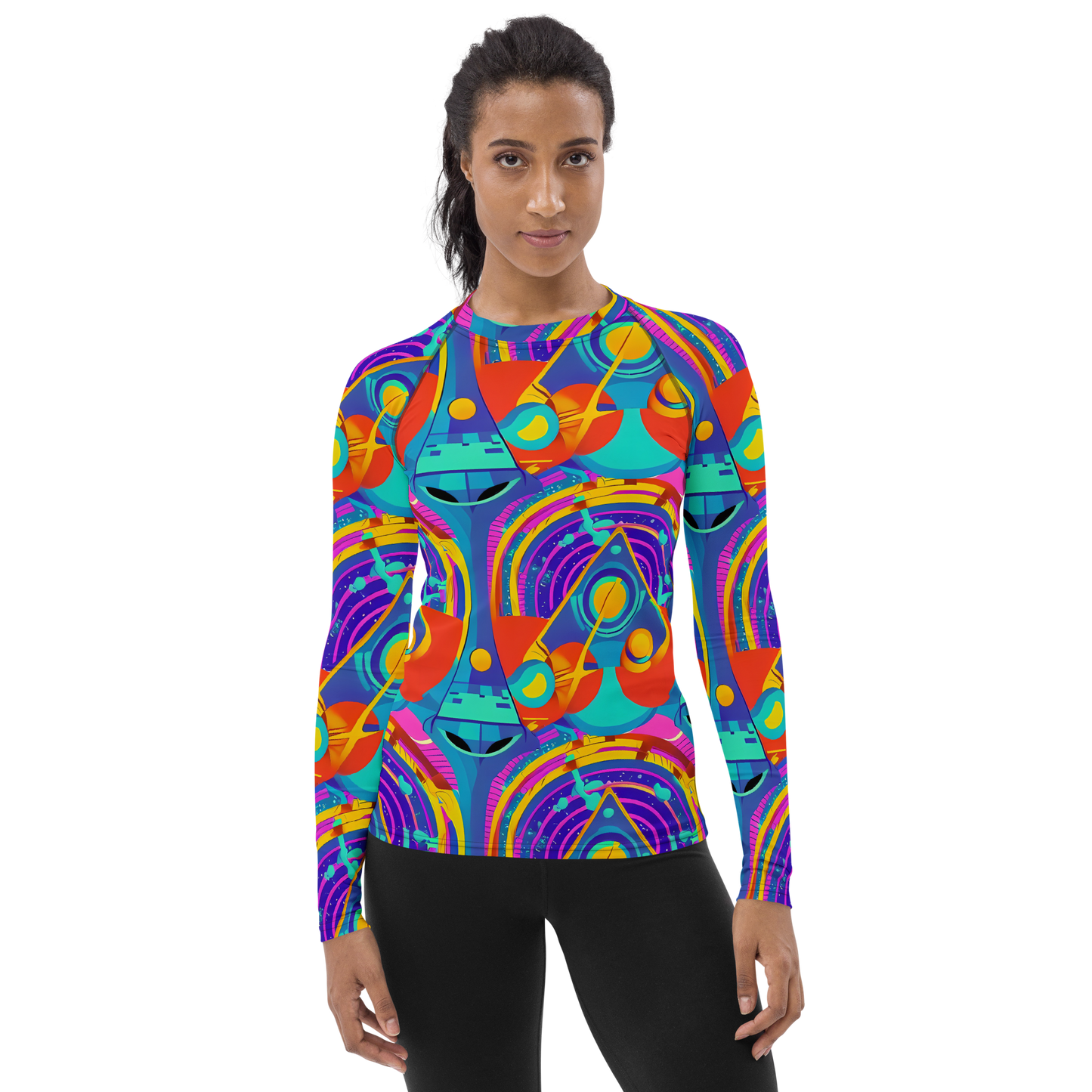 Women's Rash Guard - Blast of Color