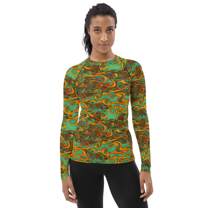 Women's Rash Guard - Nebula Nodes