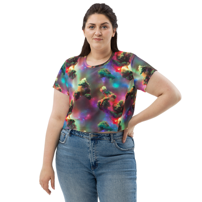 Women's Crop Tee - Nebula Dreams