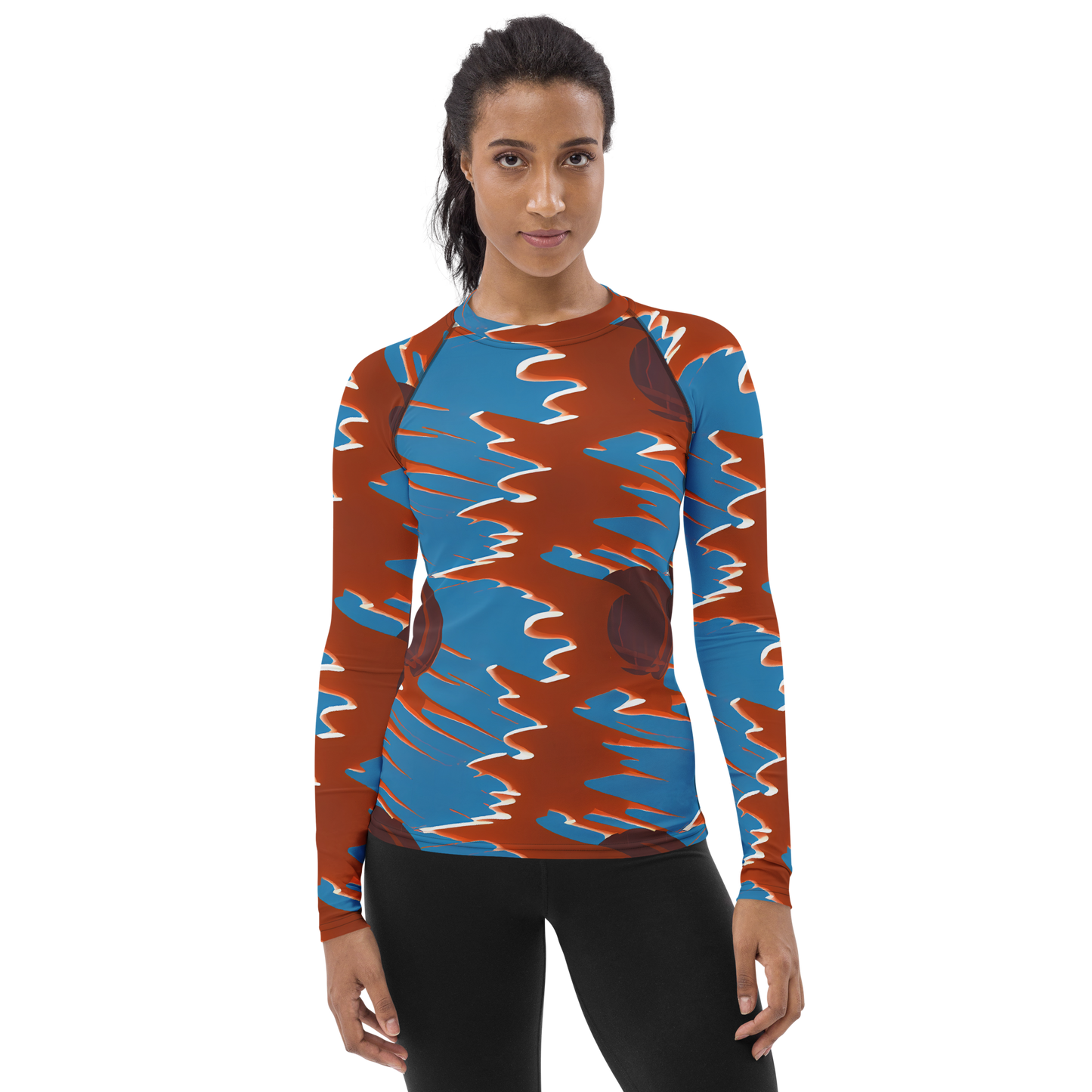 Women's Rash Guard - Desert Vortex