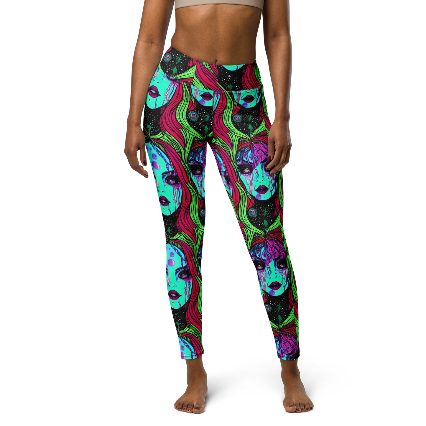 Yoga Leggings - Luminous Nightfall