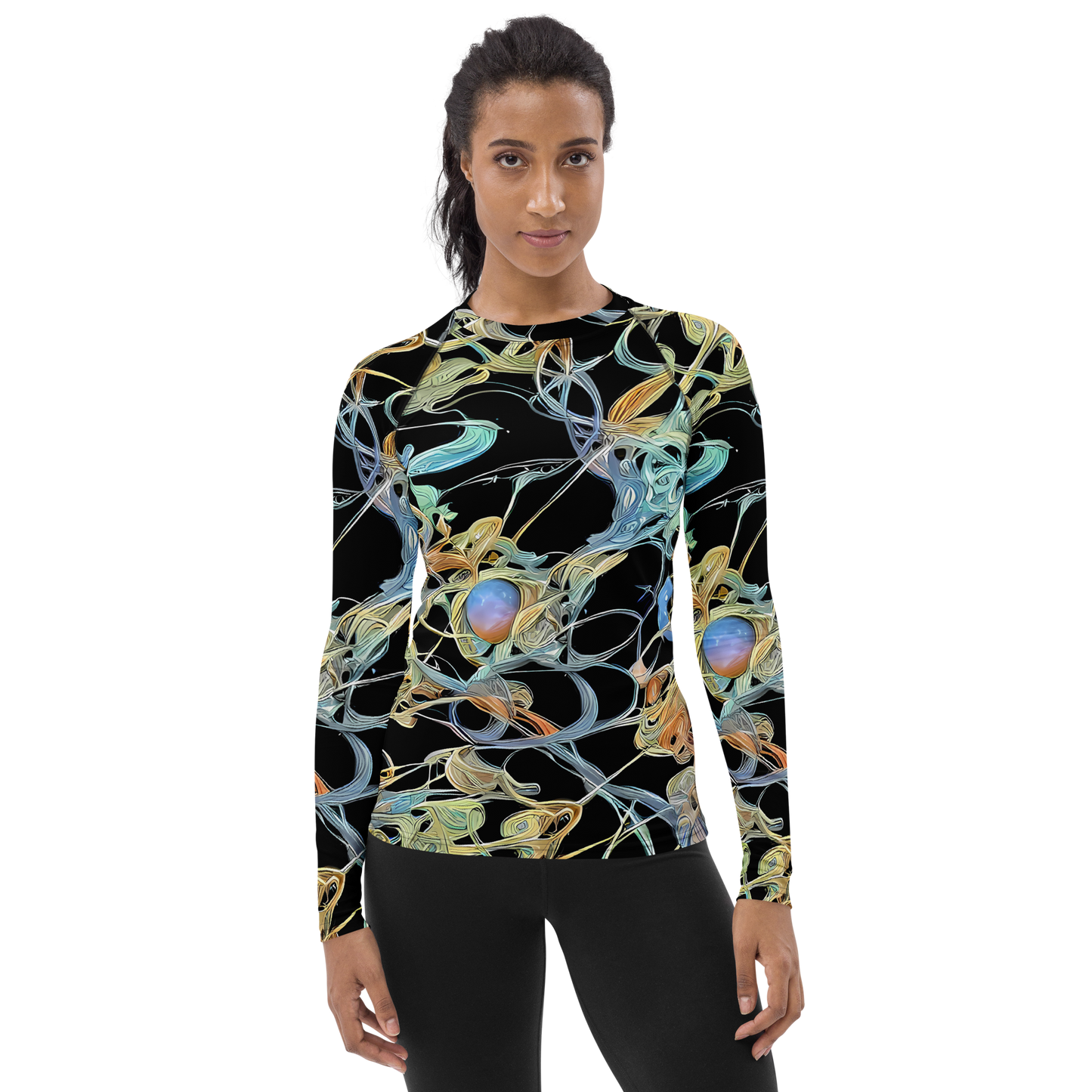 Women's Rash Guard - Infinite Mist