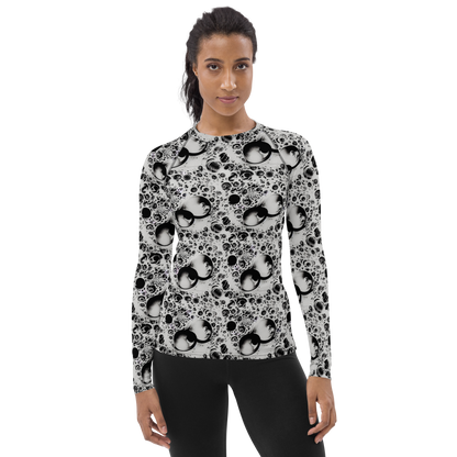 Women's Rash Guard - Crater Swirl