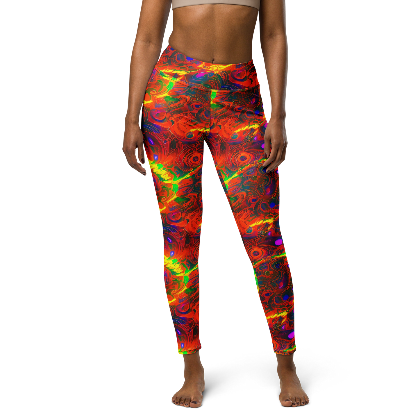 Yoga Leggings - Blampied Blaze