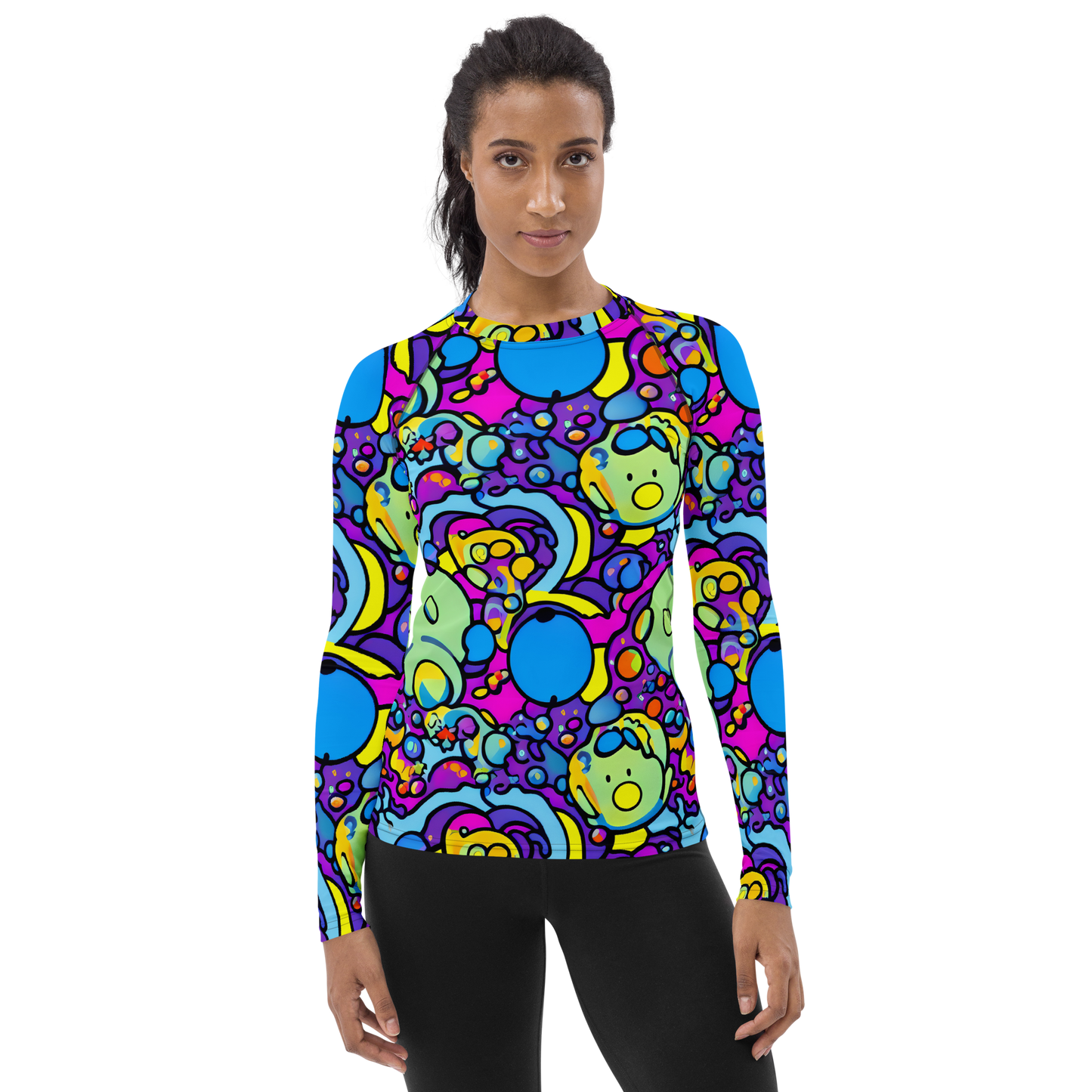 Women's Rash Guard - Enchanted Orbs