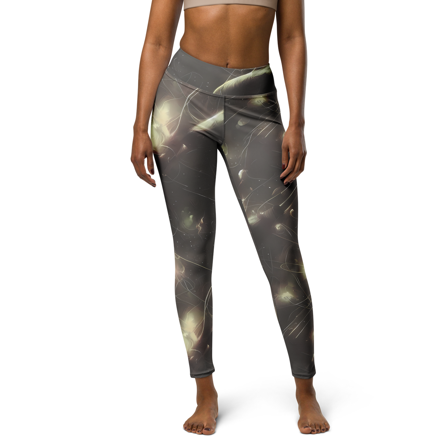 Yoga Leggings - Nebula Veins