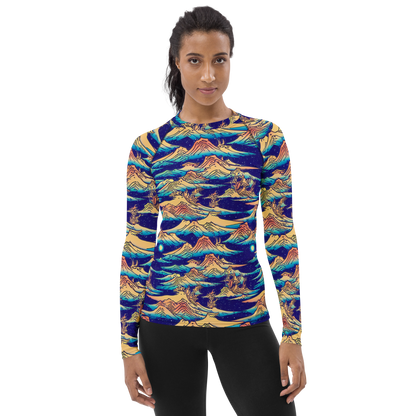 Women's Rash Guard - Mystical Mountain Mirage