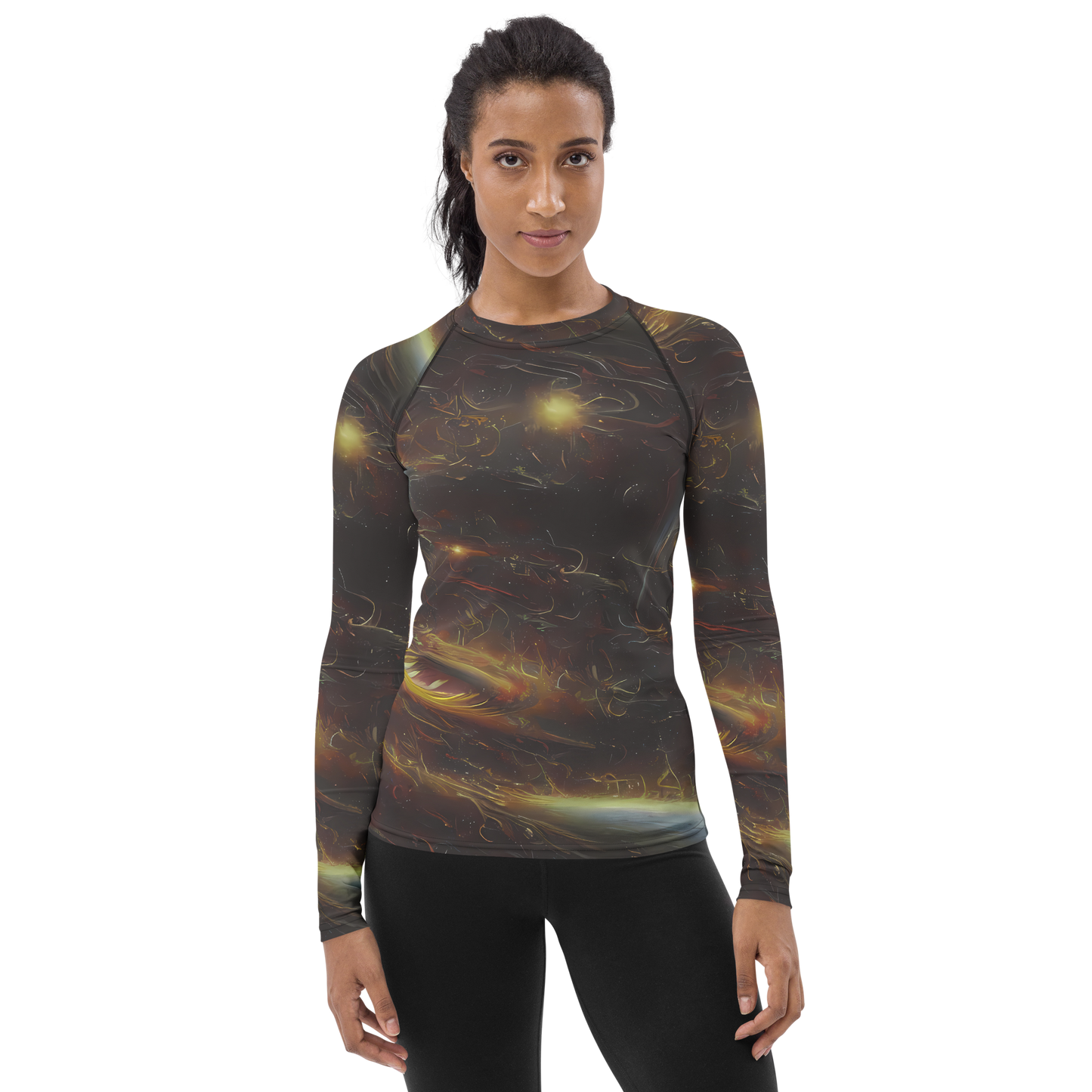 Women's Rash Guard - Quantum Illusions
