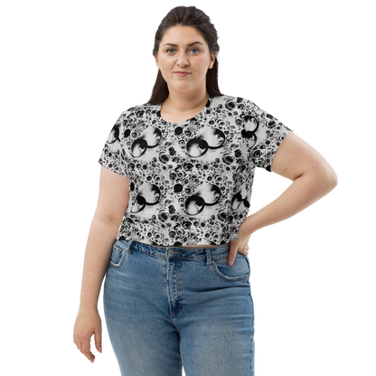 Women's Crop Tee - Crater Swirl