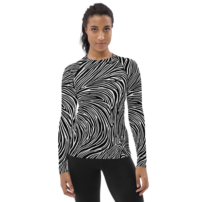 Women's Rash Guard - Morgan's Strata